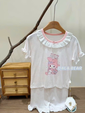 Bộ Tencel T lửng hồng My Melody