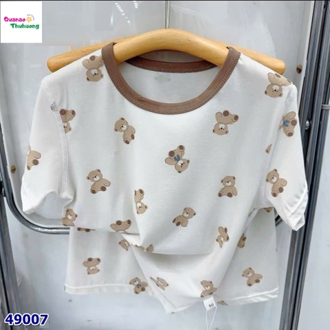 Bộ Tencel kem nhiều gấu nâu