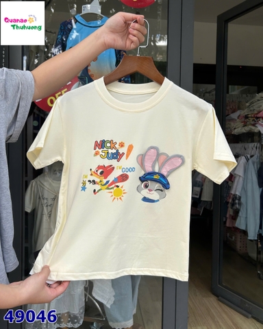 Áo thun kem cáo & thỏ