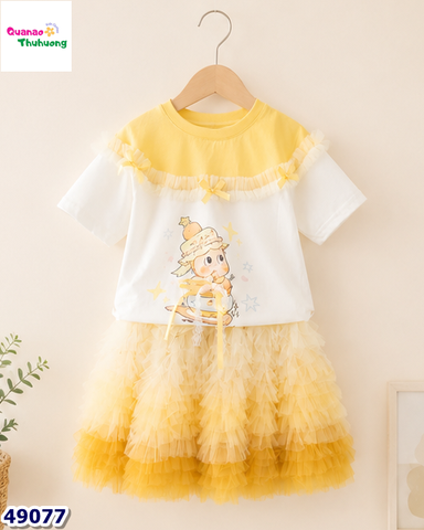 Set váy tutu vàng Twinkle