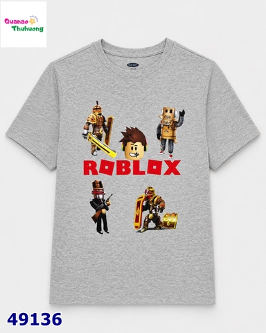 Áo xám Roblox đỏ