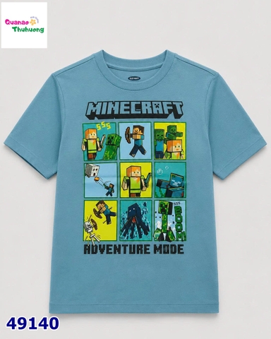 Áo xanh cổ vịt Minecraf