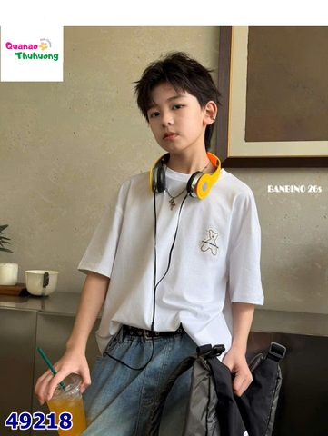 Áo Banbino trắng gấu