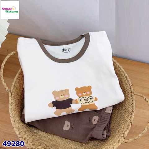 Bộ dài W 2 gấu nâu