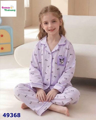 Pyjama Qke dài tím Kuromi