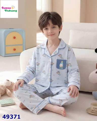 Pyjama Qke dài xanh Twinkle Hello