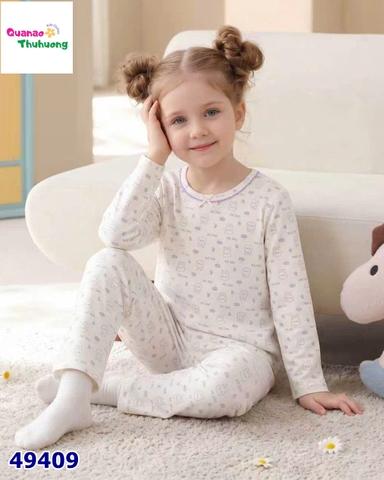 Bộ dài Qke kem thỏ tím