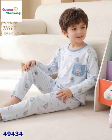 Bộ dài Qke xanh em bé Twinkle Hello