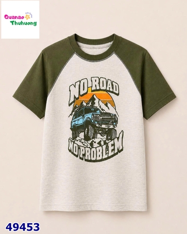 Áo thun xám no road