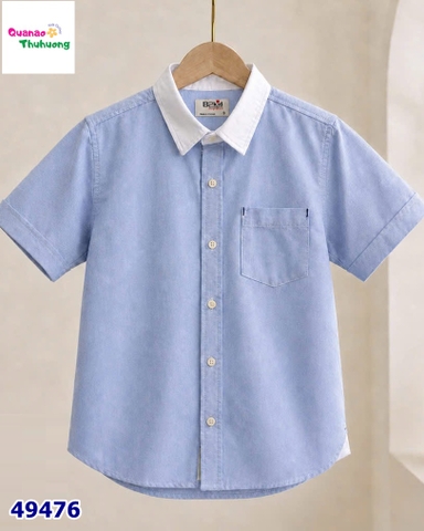 Áo sơ mi B2Kid xanh dương