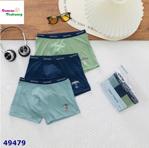 Set 3 chip Papa hình gấu