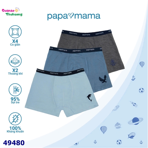 Set 3 chip Papa hình cá heo