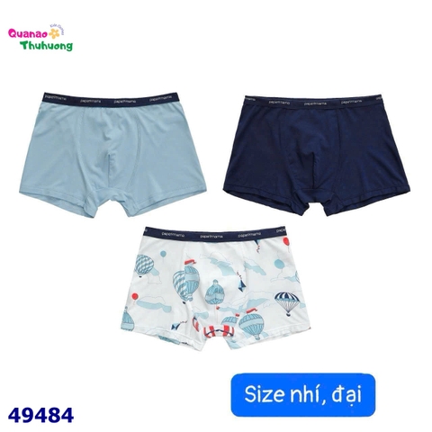 Set 3 chip Papa họa tiết khinh khí cầu