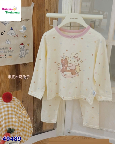 Bộ Honey kem thỏ cưỡi ngựa