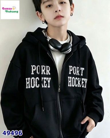 Áo khoác đen Field port hockey