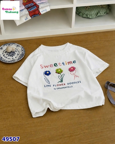 Áo trắng thêu hoa Sweettime