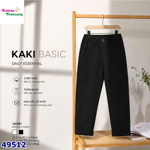 Quần kaki dài B2Kid màu đen