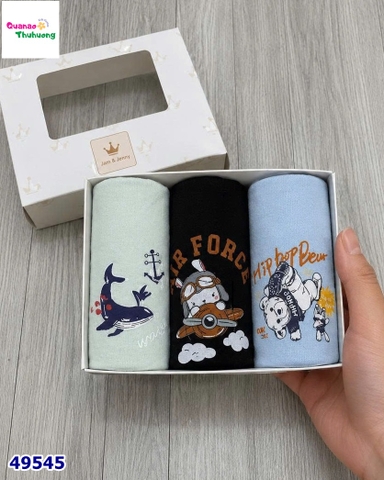 Set 3 chip J&J xanh cá mập và đàn cá