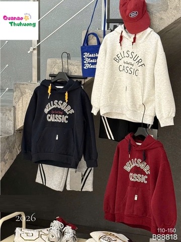 Hoodie xám CALSSIC
