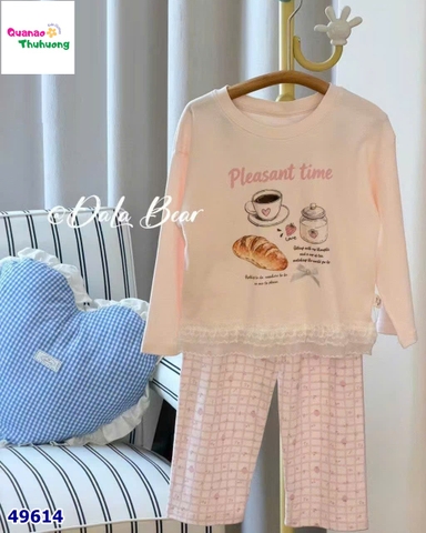 Bộ Tobela dài hồng coffe