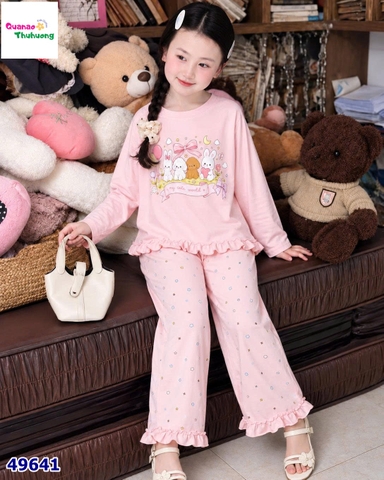 Bộ dài hồng thỏ cún my cute world
