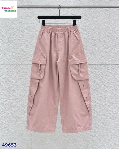 Quần kaki hồng túi hộp