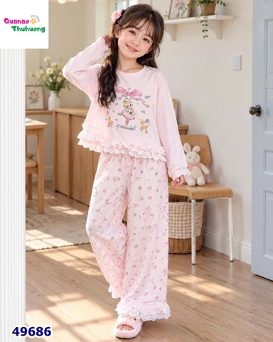 Bộ dài Yizi hồng cô bé balê