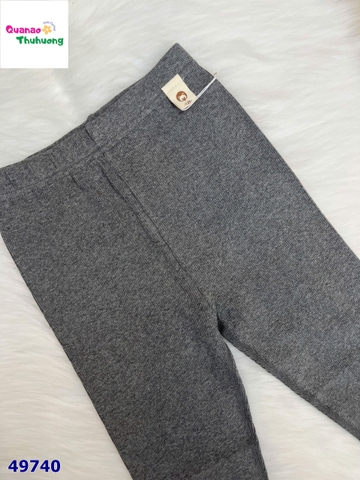 Legging xám đậm thêu trái tim