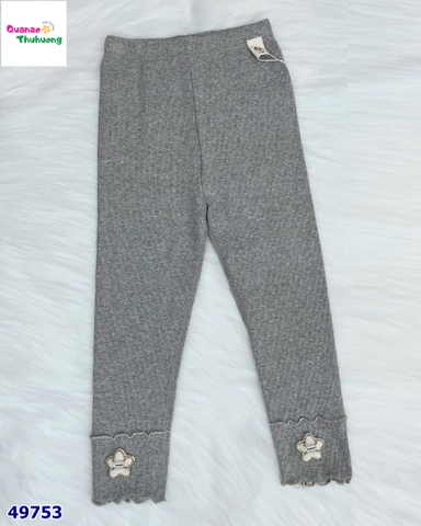 Legging xám thêu ngôi sao