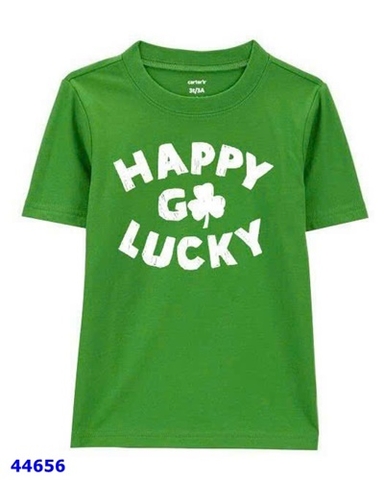Áo Carters xanh happy lucky - size 2y