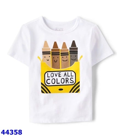 Áo Place trắng bút chì - size 5y