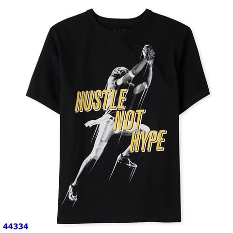 Áo Place đen Hustle - size 4y