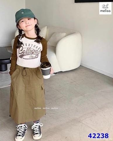 Set Melisa trắng tay nâu