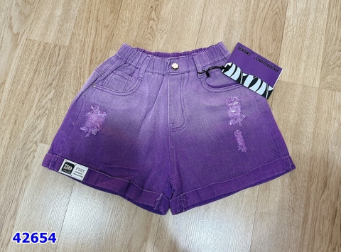 Short jean FSNY tím loang - size 130