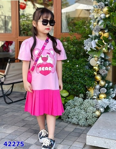Đầm suông gấu dâu BEAR - size 12-18m