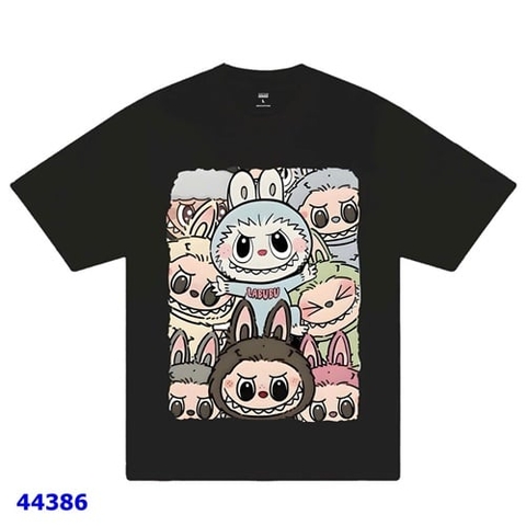 Áo Old Navy đen nhìu Labubu - size 4-5y