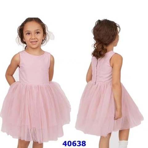 Đầm HM voan hồng - size 2-3y