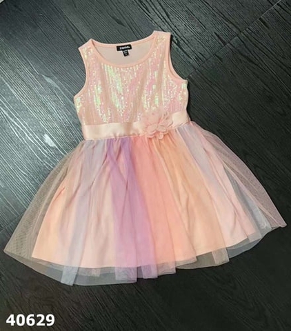 Đầm ren Zunie cam - size 5y