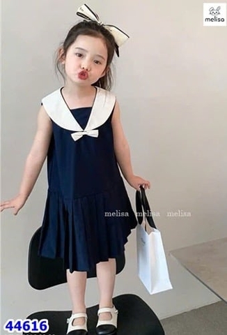 Đầm Melisa thuỷ thủ xanh - size 18-24m