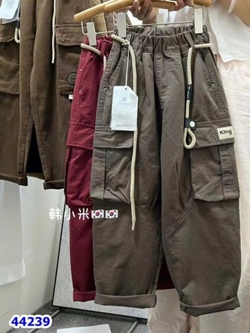 Quần Hanxiaomi xám đậm túi hộp king - size 130(25)