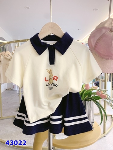 Bộ váy Babala kem thỏ - size 3y