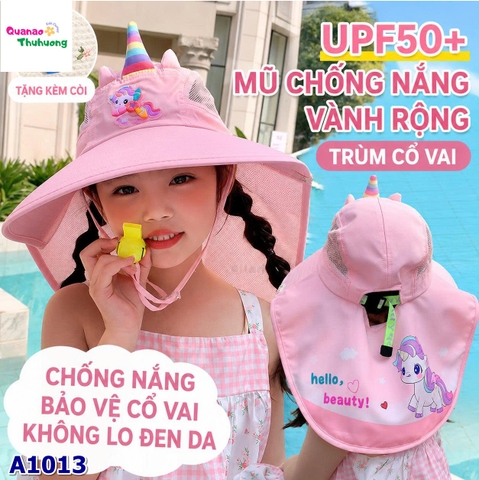 Nón đi biển hồng Pony