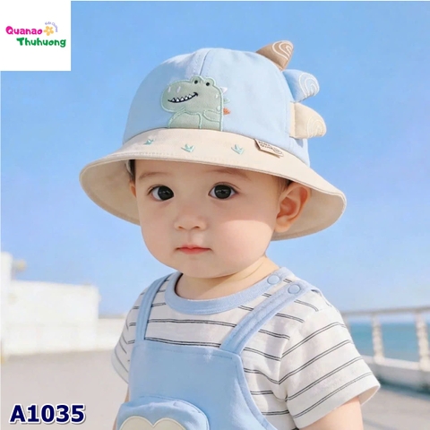 Nón vành xanh dương khủng long