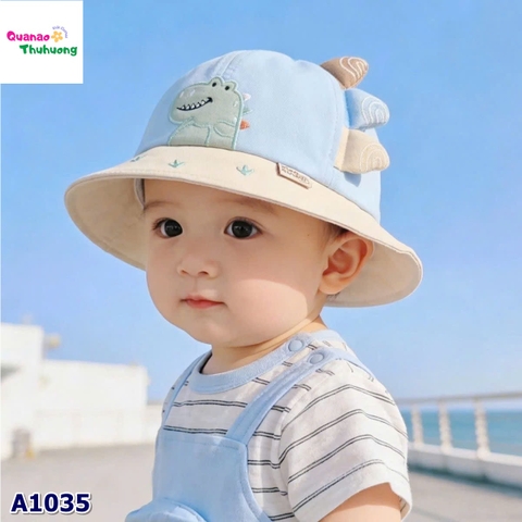 Nón vành xanh dương khủng long
