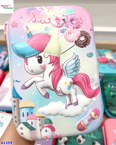 Hộp bút cầu vồng Pony&Donut