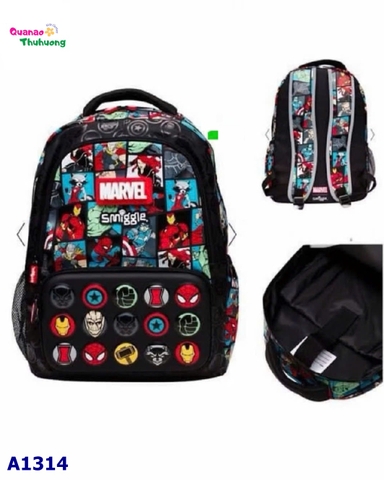 Balo đen Marvel