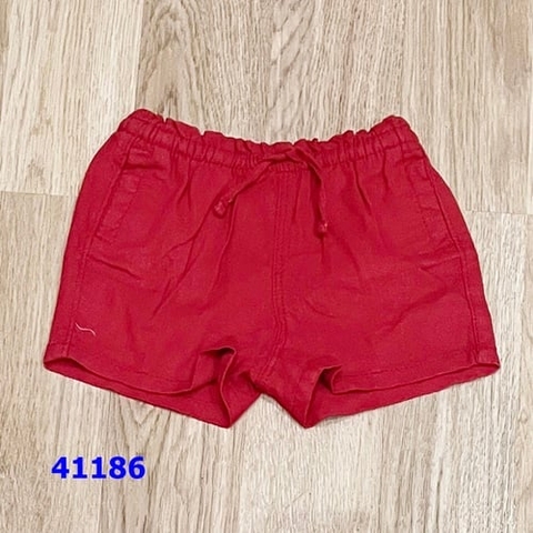 Quần short OldNavy đỏ đậm - size 18-24m