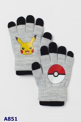 Set bao tay 2 lớp H&M Pokemon - size 3/5y