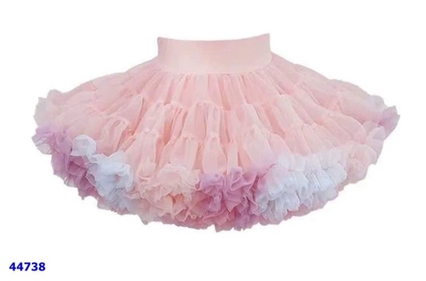 Chân váy tutu hồng xanh tím