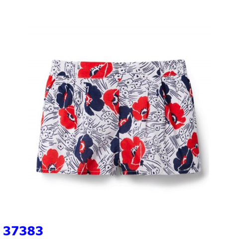 Quần Janie&Jack trắng hoa đỏ xanh - size 12/18m